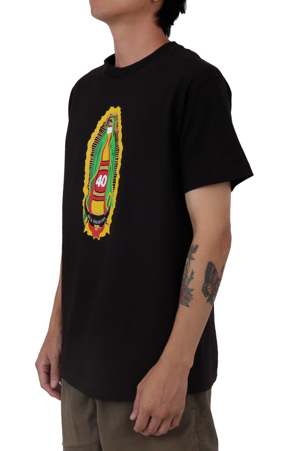 Stunning Virgin Bottle Black T-Shirt