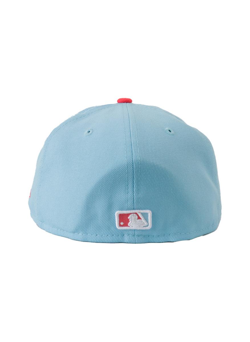 Los Dodgers Neon Splash 5950 Fitted Cap - Stunning Light Blue & Pink