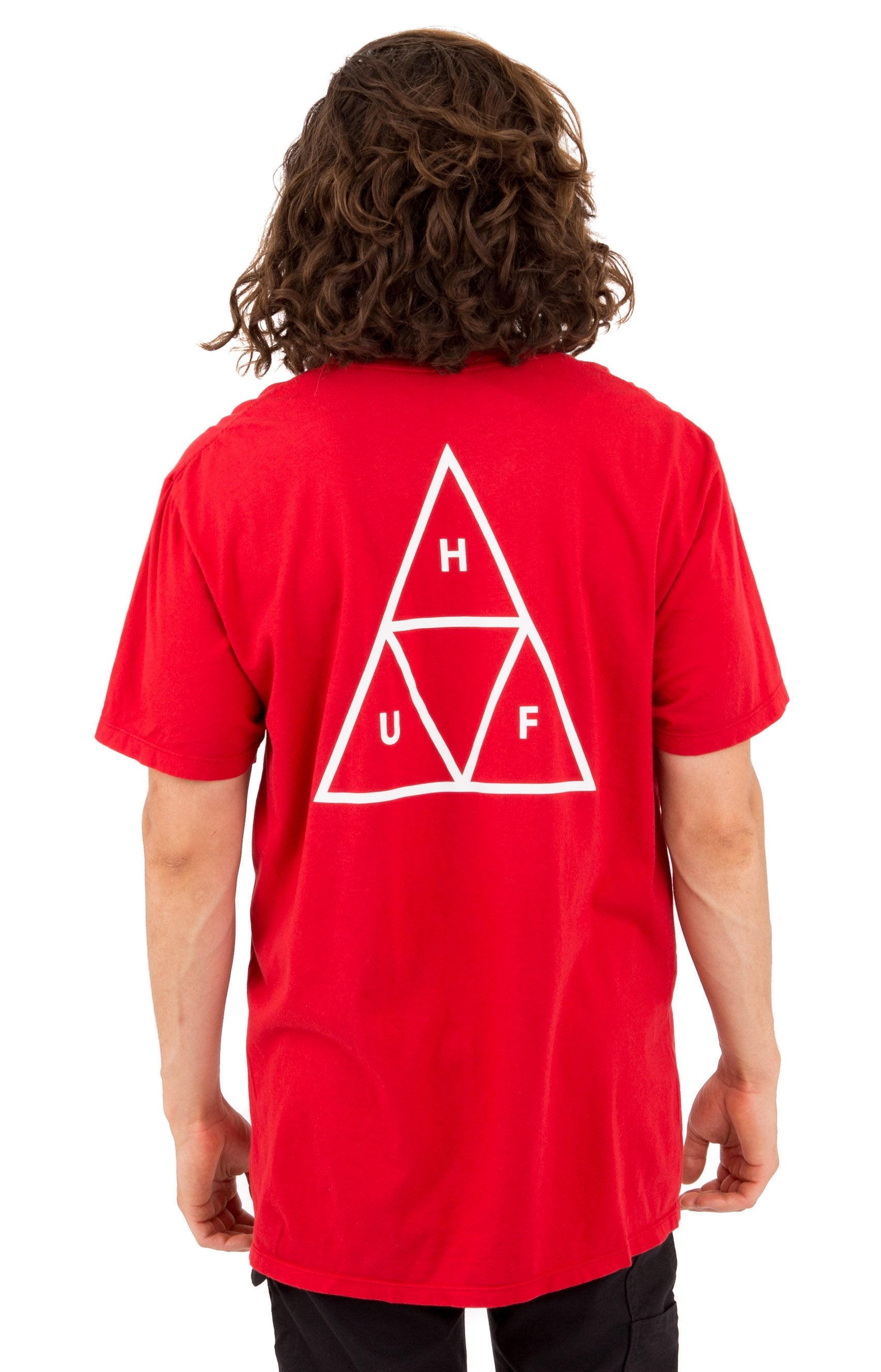 Stunning Red/White Triple Triangle T-Shirt