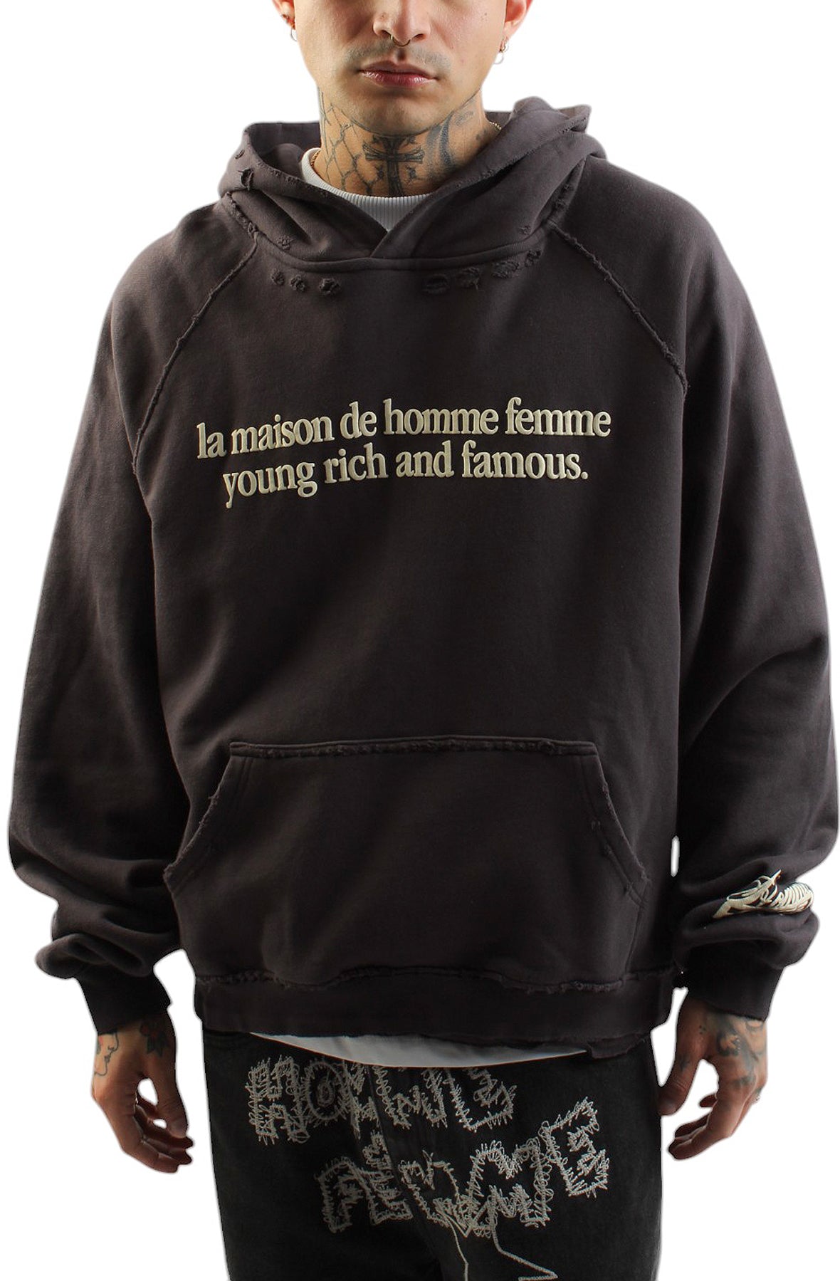Trendy Destroyed Maison Hoodie