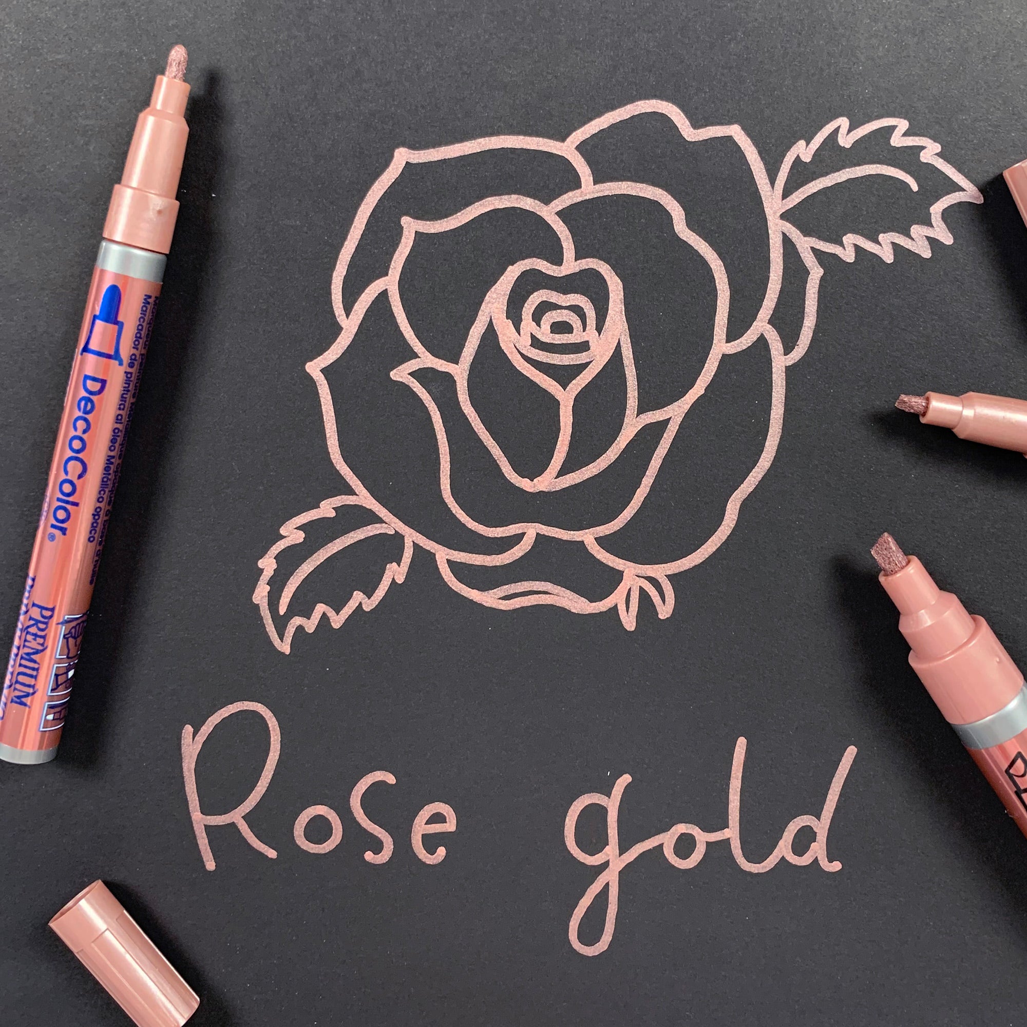 DecoColor Premium Fine-Tip Metallic Marker