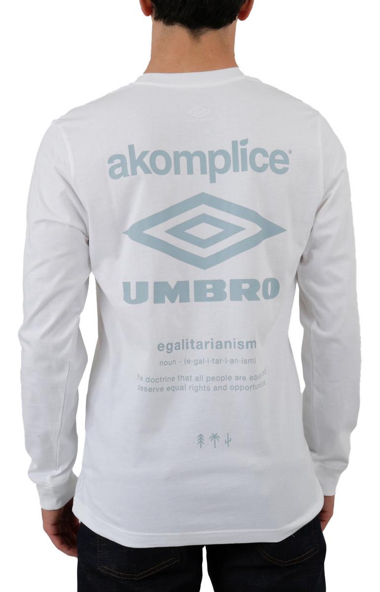 Akomplice x Umbro 195 Long Sleeve Shirt - Stunning White