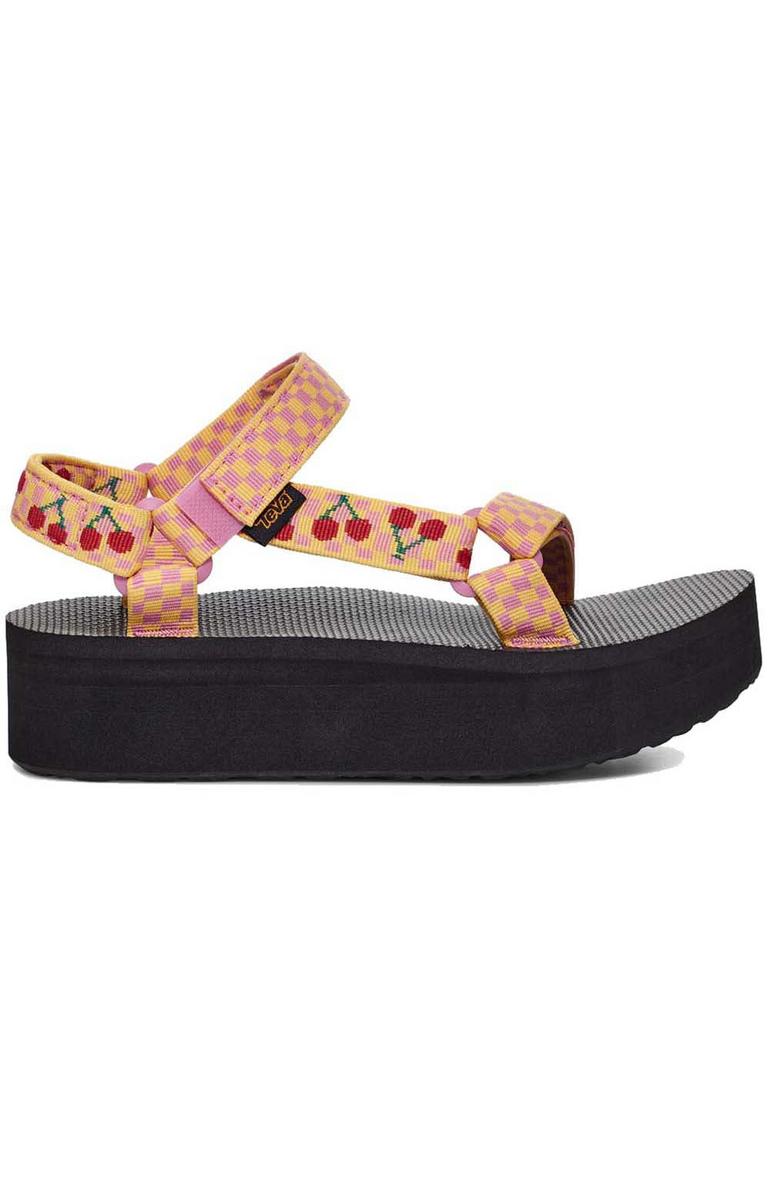 Universal Flatform Sandals - Picnic Cherries/Rosebloom: Style Meets Sustainability