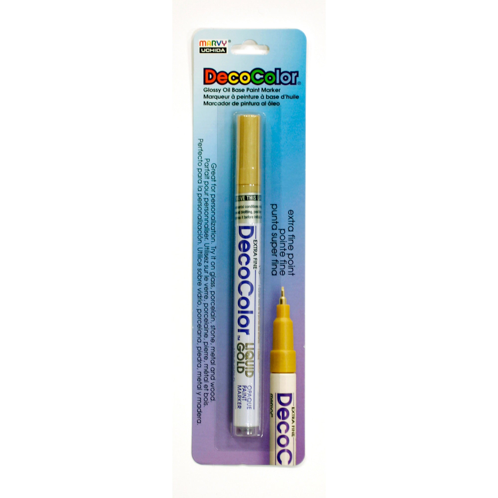 DecoColor Gold Paint Marker with Extra-Fine Tip: Sparkle Your World!