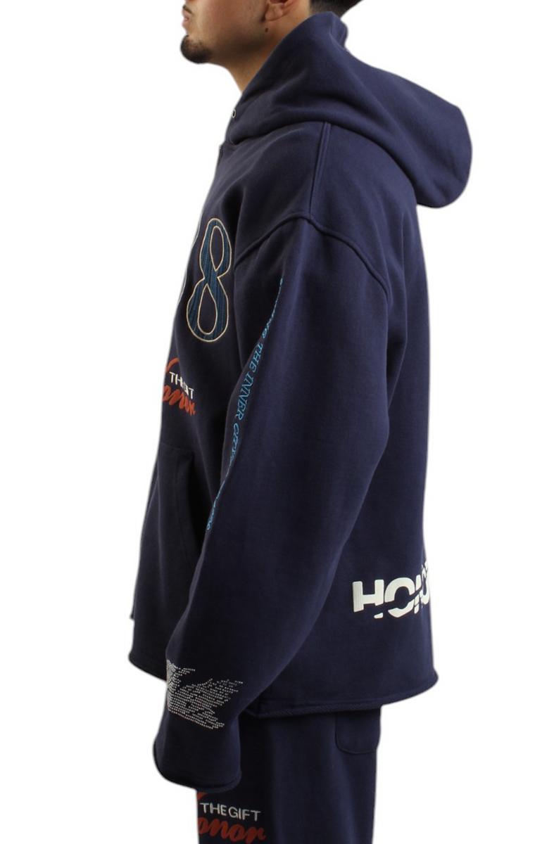 Honor The Gift 1988 Full Zip Heavyweight Terry Hoodie
