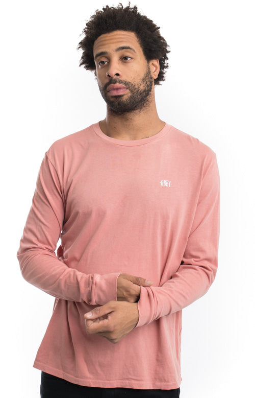 OBEY's Stunning Rose New Times Micro Long Sleeve Shirt