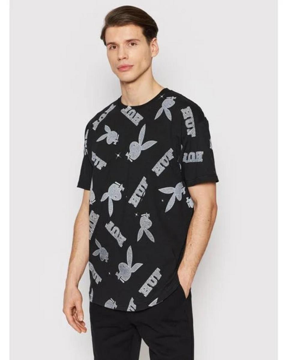 HUF x Playboy After Hours VVS Print Tee - Black: A Stunning Fashion Statement