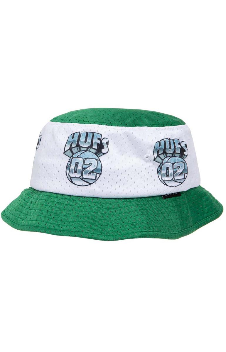 Huf's Stunning 20-Year Anniversary Green Basketball Mesh Bucket Hat