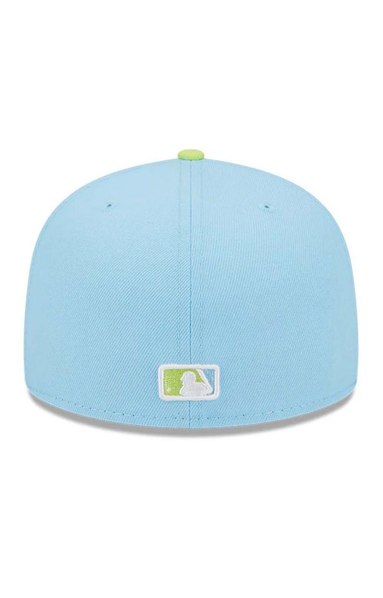 NY Yankees Stunning Fitted Cap in Powder Blue & Cyber Green - Grab Yours Now!