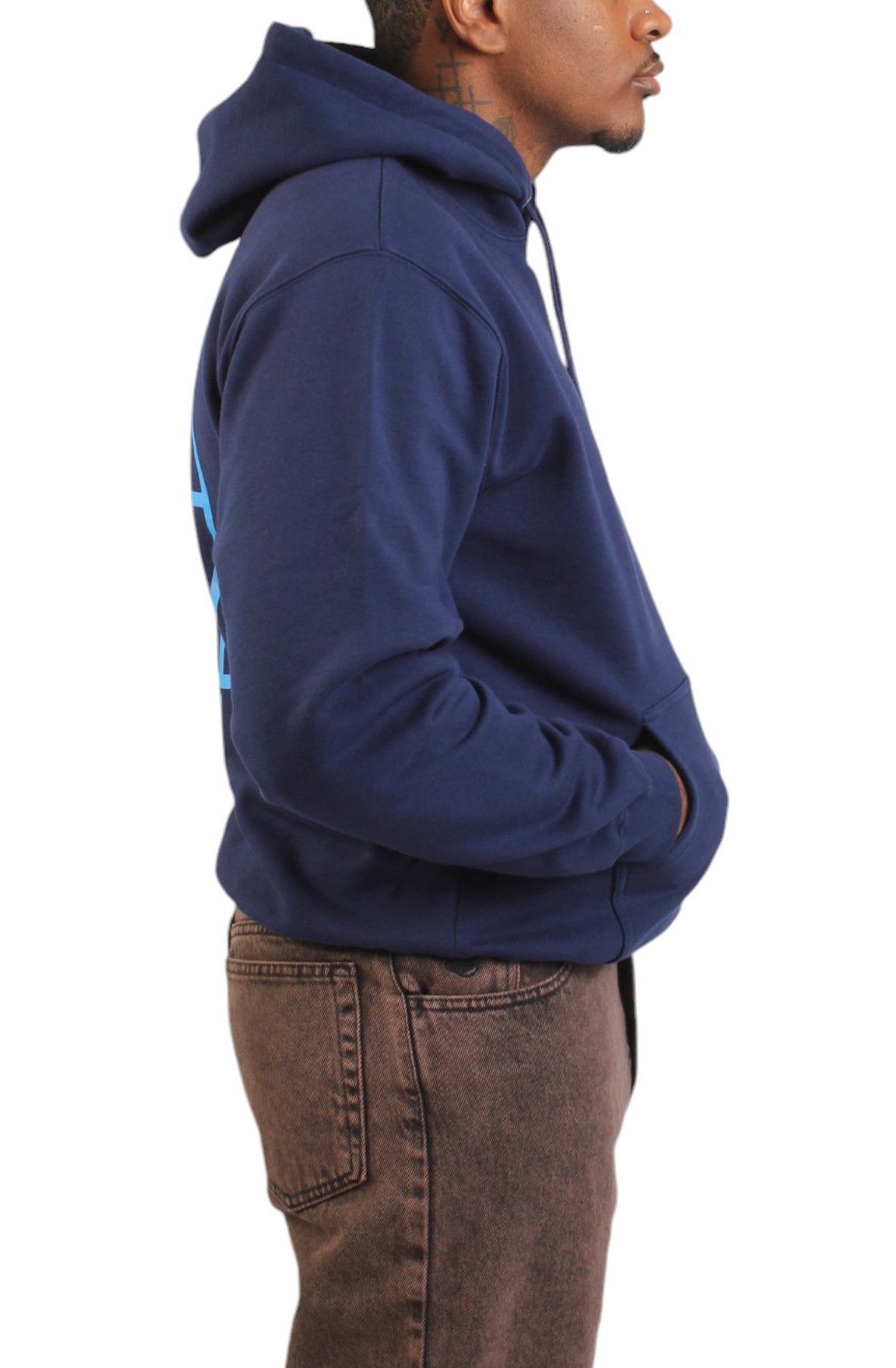 Dave Stroke Logo Men's Fall Hoodie - Cozy and Stylish