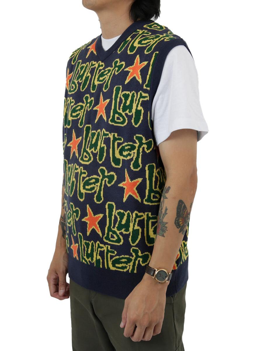 Gorgeous Navy Star Knit Sweater Vest - A Must - Have!