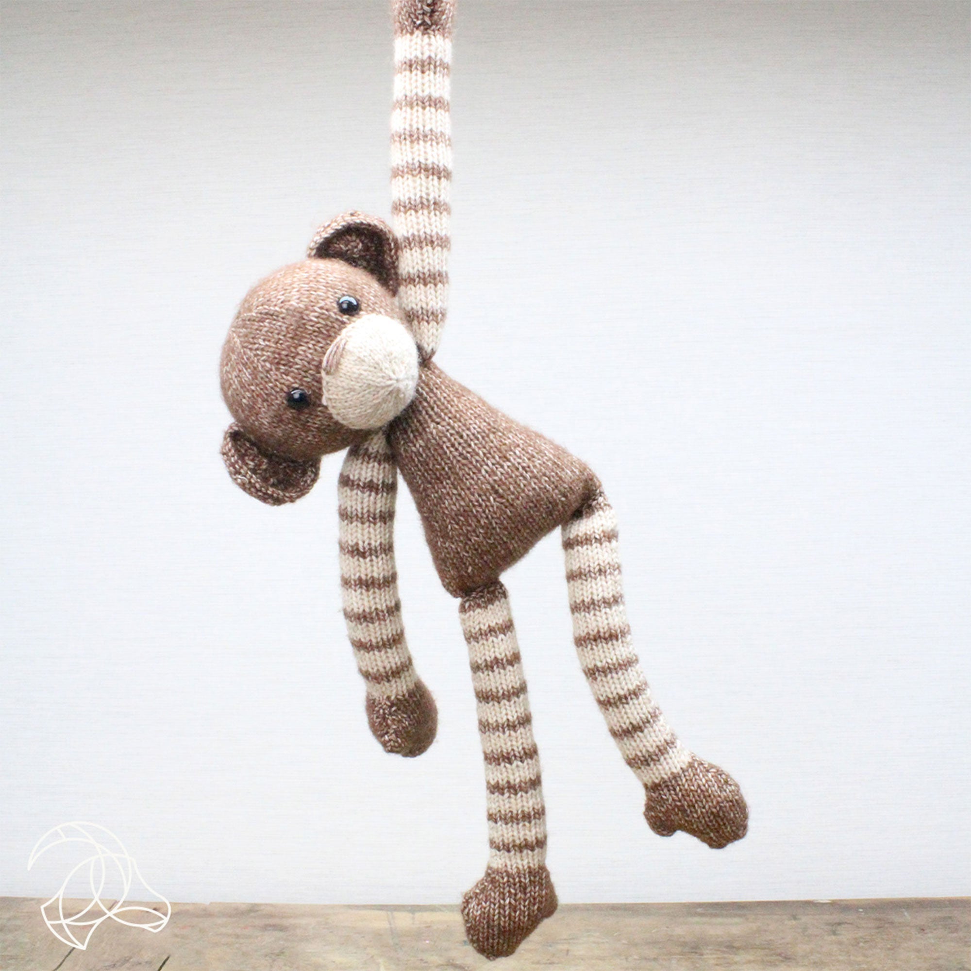 Charming DIY Malinda Monkey Knitting Kit