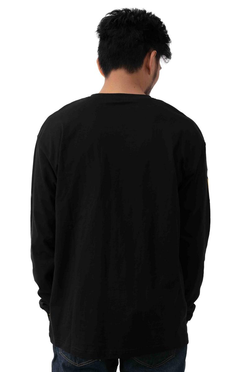 Caterpillar Black Long Sleeve Trademark Logo Shirt - Must-Have for All!