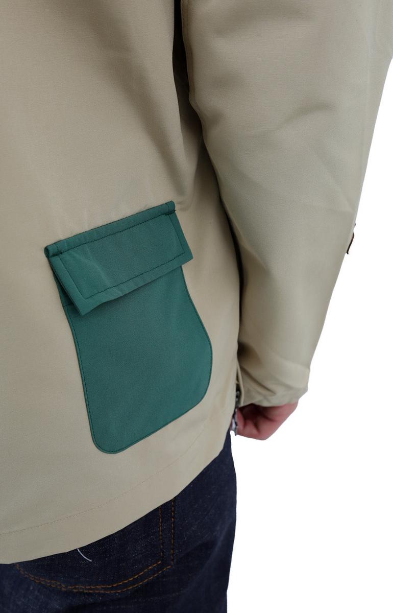 Felt's Stunning Coastal Utility Jacket in Tan and Olive