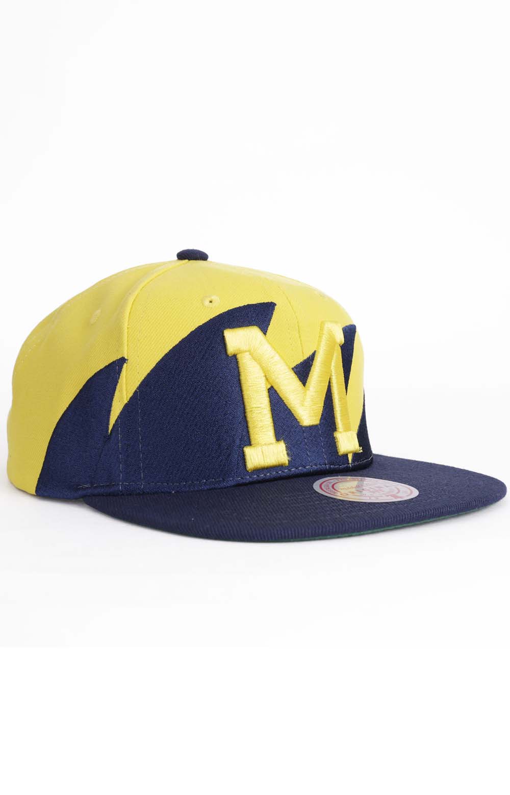 Mitchell & Ness NCAA Michigan Sharktooth Snap-Back Hat - Show Your Team Spirit!
