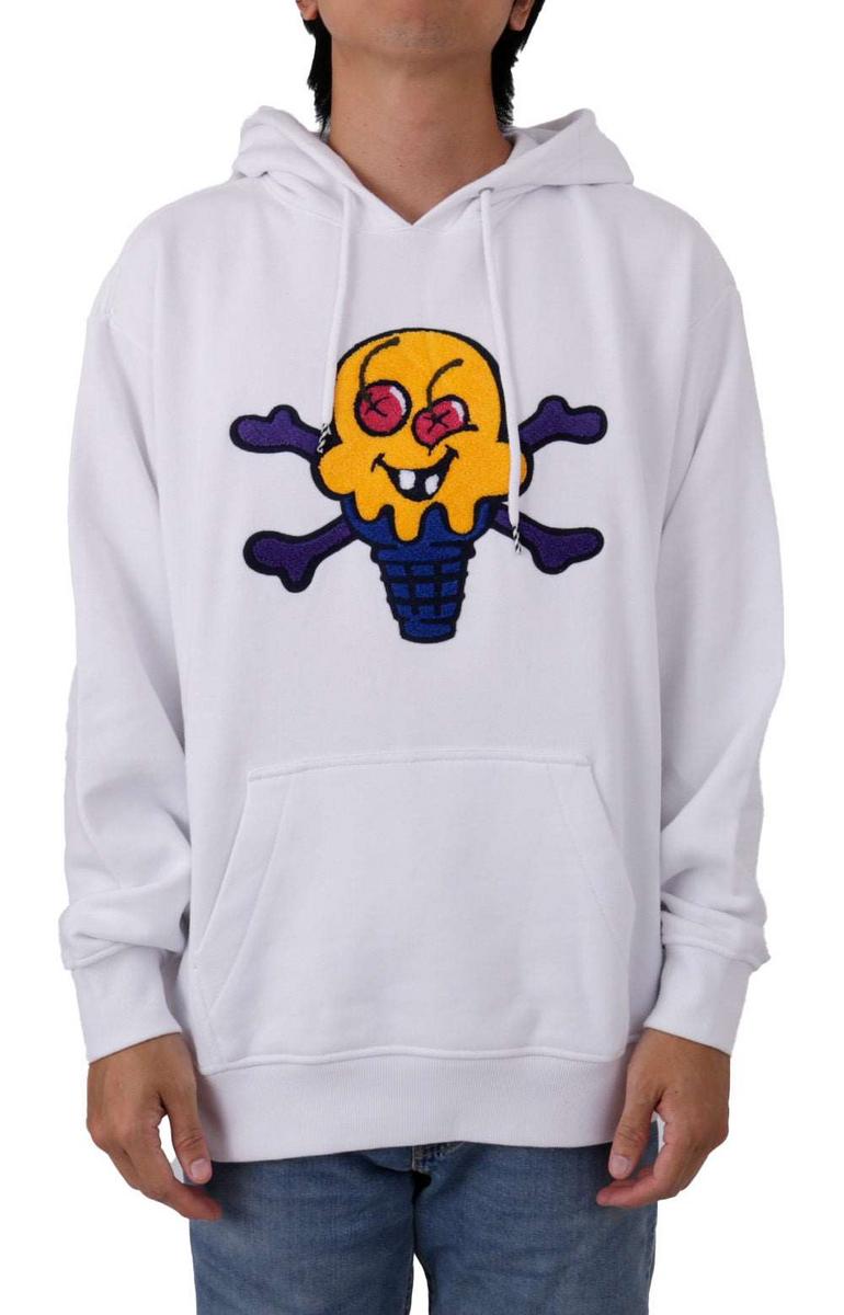 ICECREAM Avery White Pullover Hoodie - A Fashion Must-Have!
