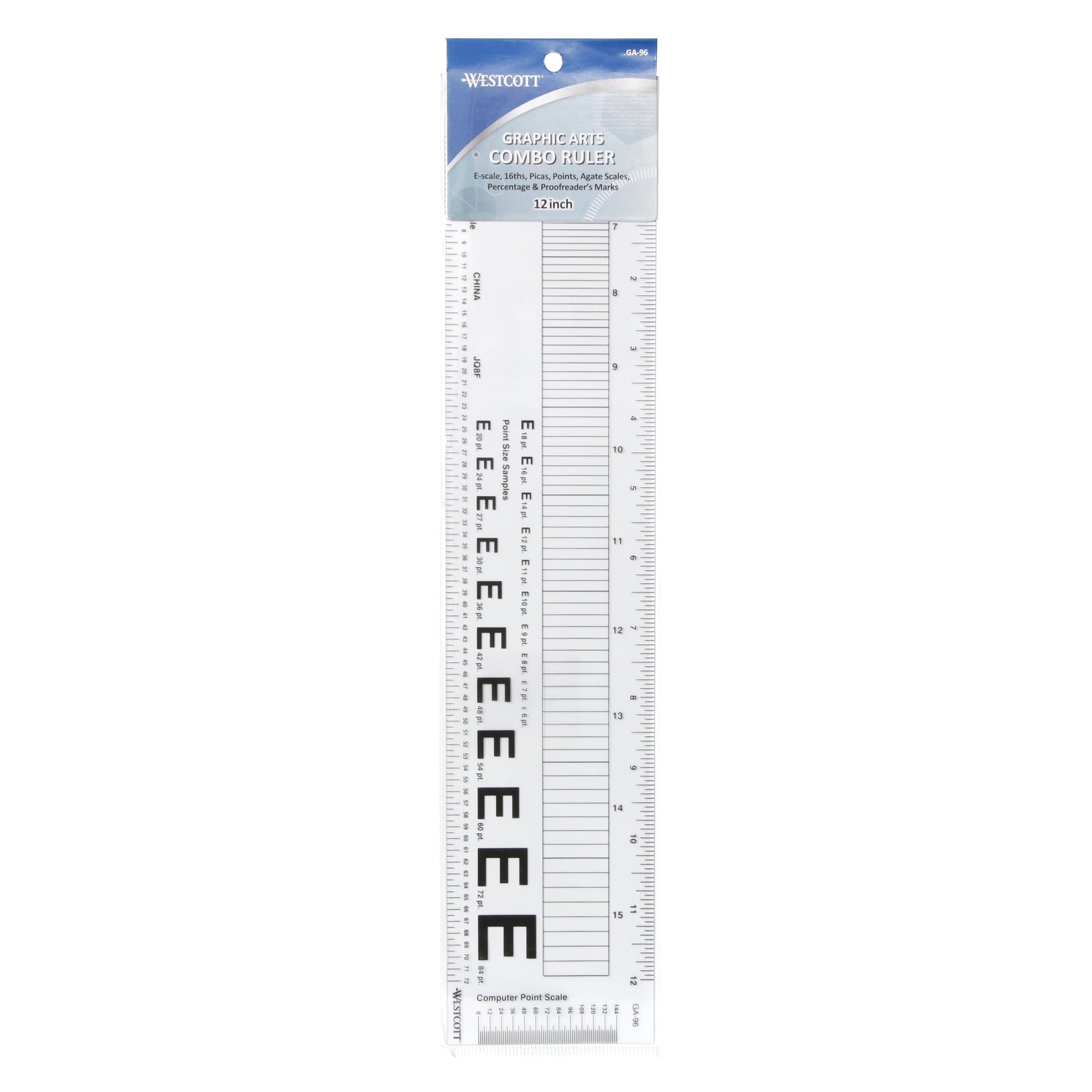 12-Inch C-Thru Transparent Plastic Graphic Ruler: Unleash Your Creativity!