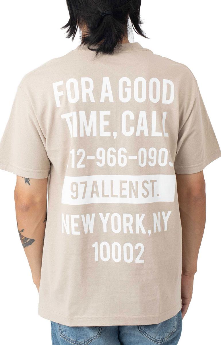 Fantastic Good Time T-Shirt - Tan/White